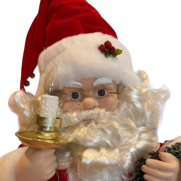 Telco Motionettes Santa Claus Vintage Animated Figure 27" Christmas 80s In Box - Picture 14 of 14